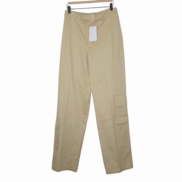 Helsa Chino Cargo Trouser Khaki Tan Size S - Picture 3 of 9